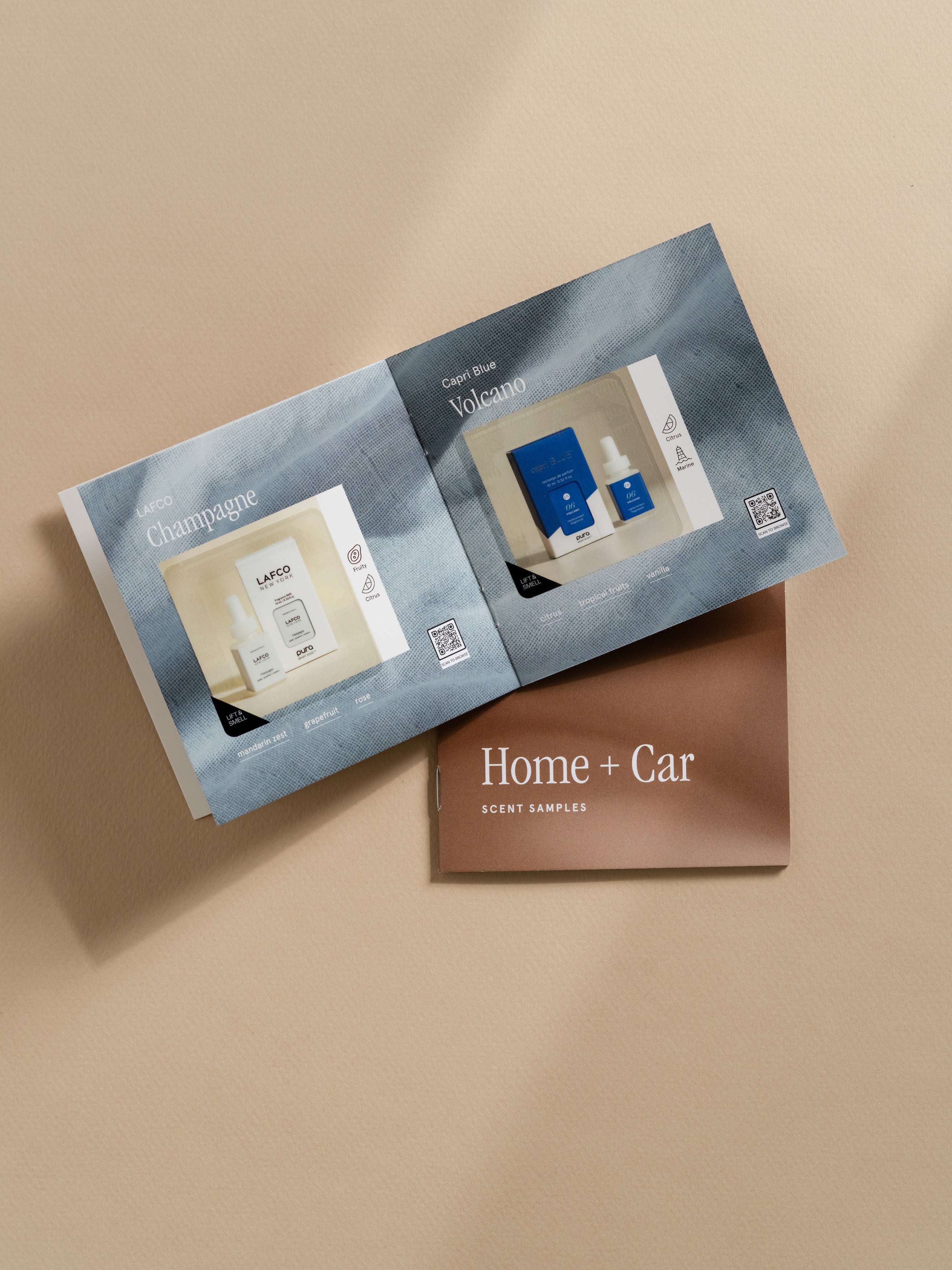 Home & Car Scent Sample Booklet - Fragrance for Home